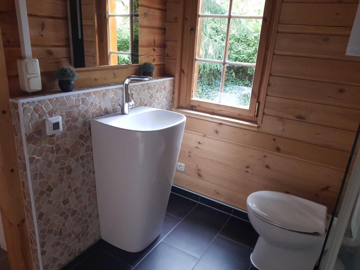 Blockhaus Canow Mit Fahrraedern Zewnętrze zdjęcie